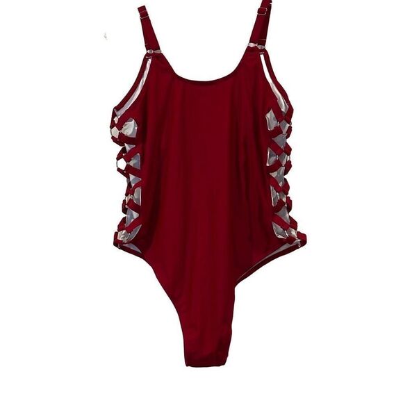 Edel Qual Red Swimsuit Sz.XXL NWT - Picture 1 of 5